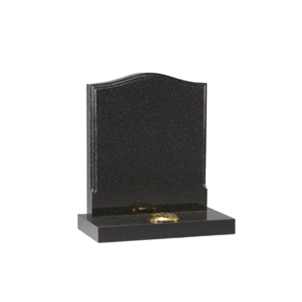 EC16 Dark Grey Granite headstone with a polished moulding. EC16 Dark Grey Granite headstone with a polished moulding.