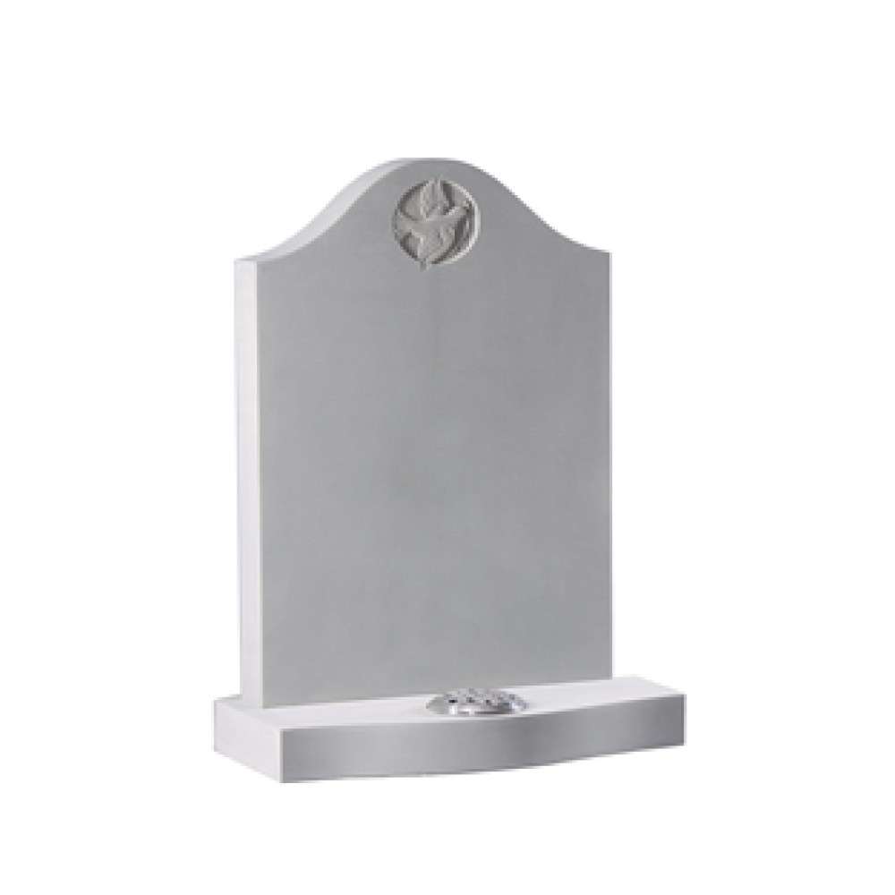 EC173 Nabresina memorial featuring a deeper ogee and carved dove of peace.