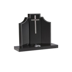 EC205 Black Granite Column and WIngs Memorial