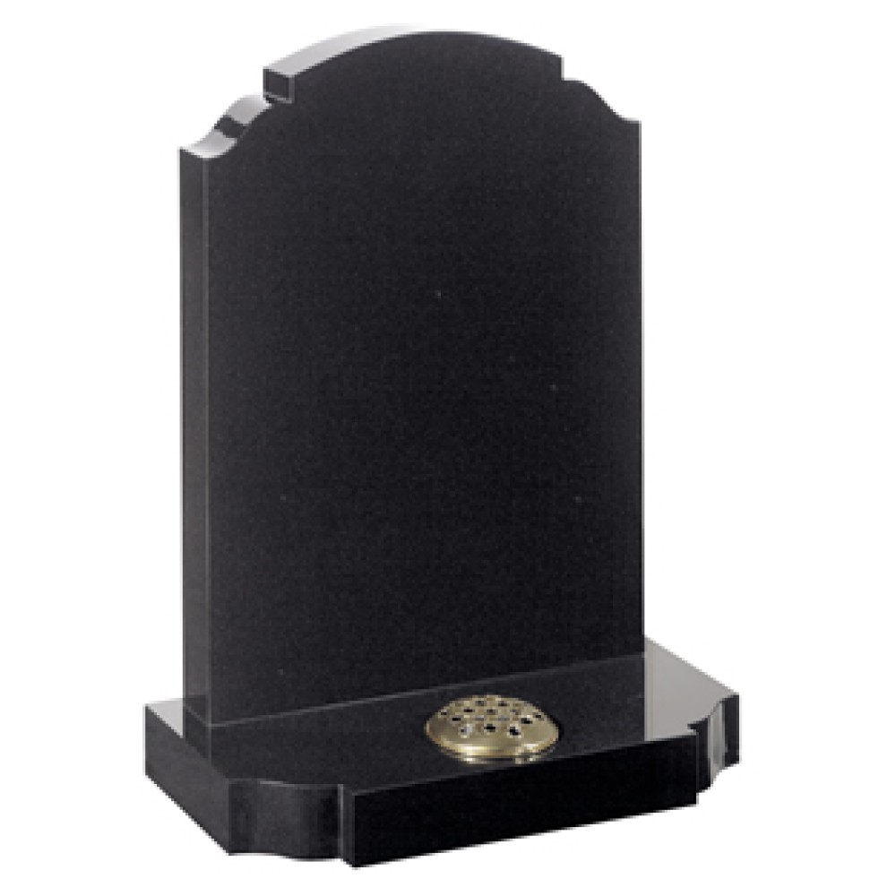 EC23 Black Granite Traditional Cemetery Memorial EC23 Black Granite Traditional Cemetery Memorial