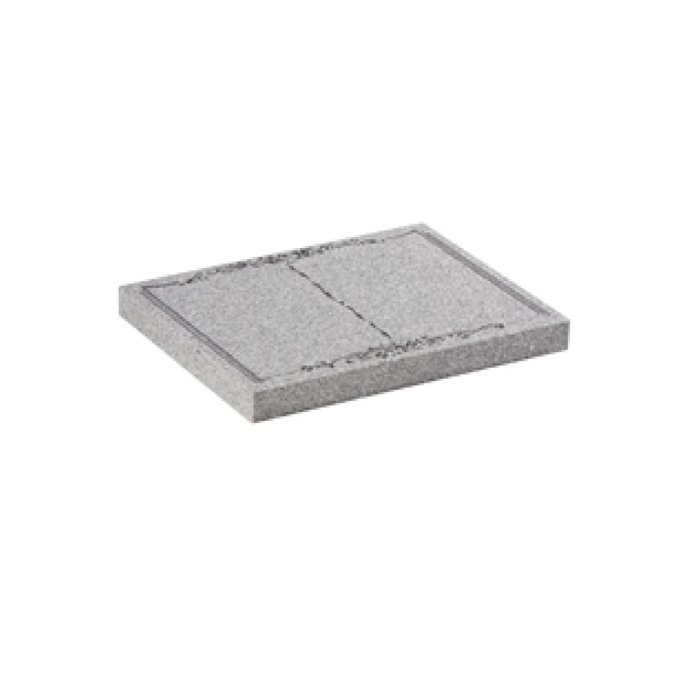 EC247 Light Grey Granite Cremation Tablet with Book Design EC247 Light Grey Granite Cremation Tablet with Book Design