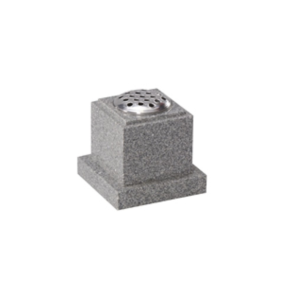 EC271 Light Grey Granite Vase