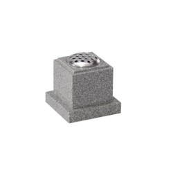 EC271 Light Grey Granite Vase