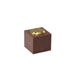 EC273 Ruby Red Granite Vase