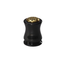 EC274 Black Granite Turned Vase