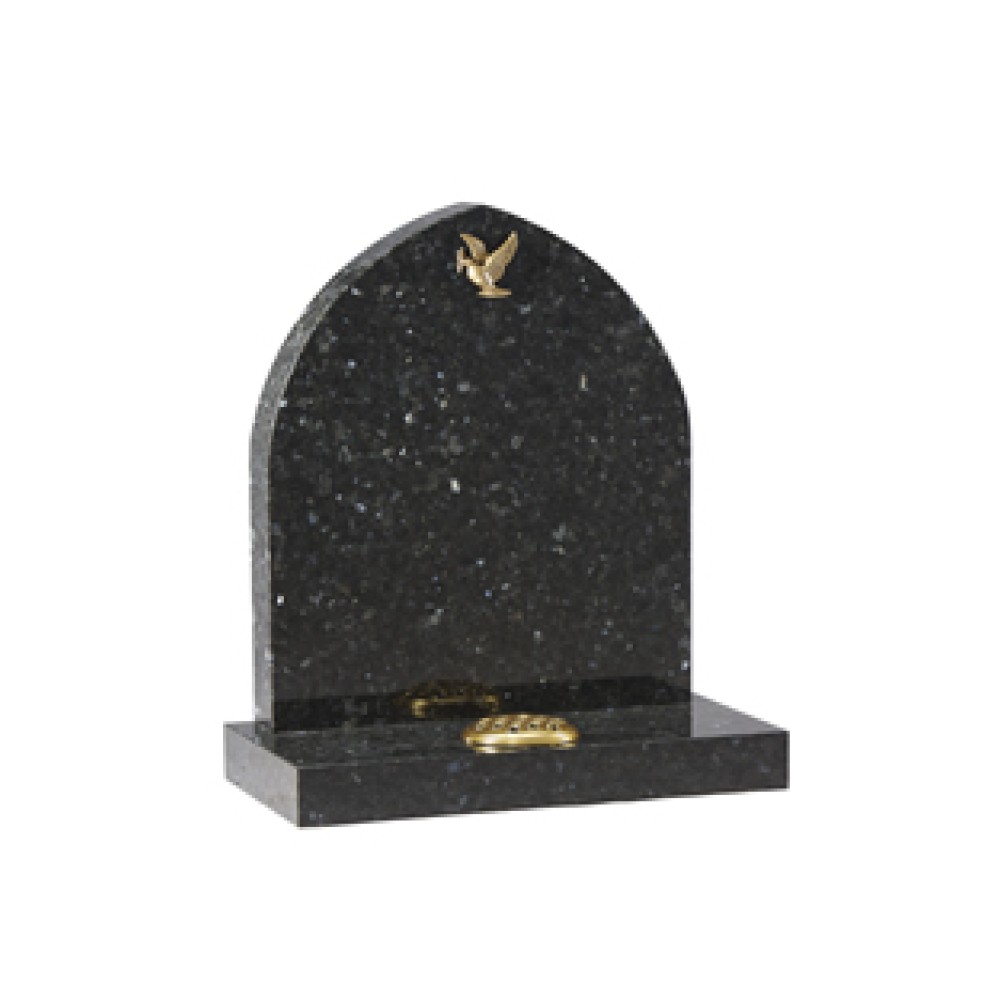 EC28 Emerald Pearl Granite Gothic Memorial EC28 Emerald Pearl Granite Gothic Memorial
